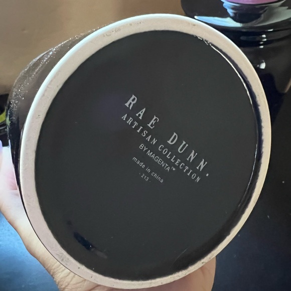 Rae Dunn Good Witch Black canister NIB - Picture 3 of 3